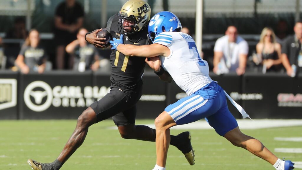 UCF struggles offensively in loss to No. 11 BYU, loses top receiver