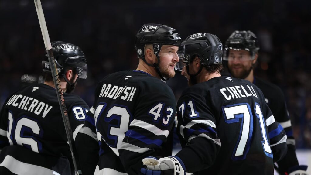 Things are starting to look up for Lightning defenseman Darren Raddysh