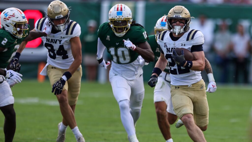 USF Bulls trounced by Navy, must win 2 of last 3 to earn bowl berth