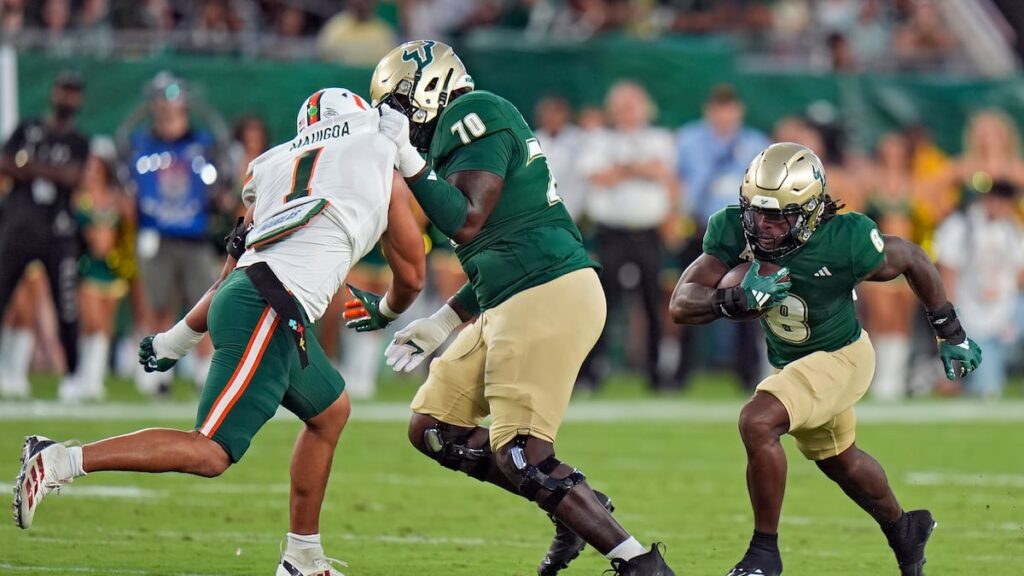 USF Bulls offensive line, once deficient, now a portrait of depth