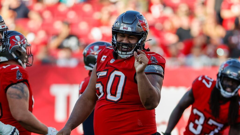 Vita Vea, the Bucs' big man, has never played bigger