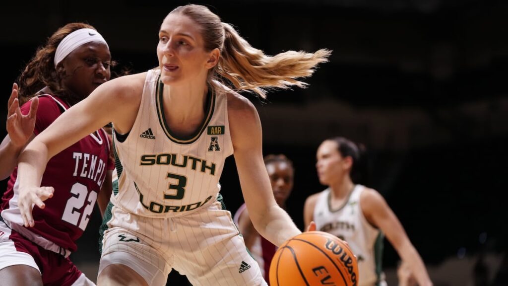 Sammie Puisis, USF women overwhelm Temple for 5th consecutive victory