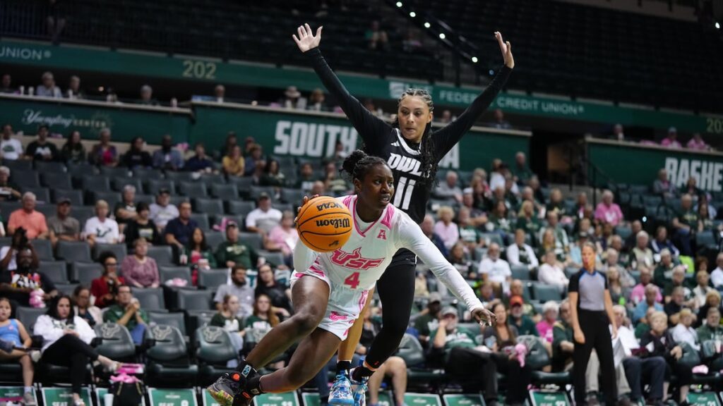 USF women stretch win streak to 6 games with triple-OT win vs. Rice